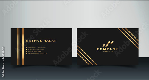 Abstract business card template