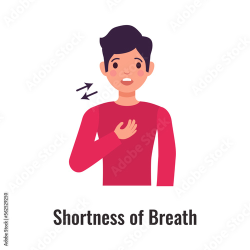Asthma Symptom Illustration