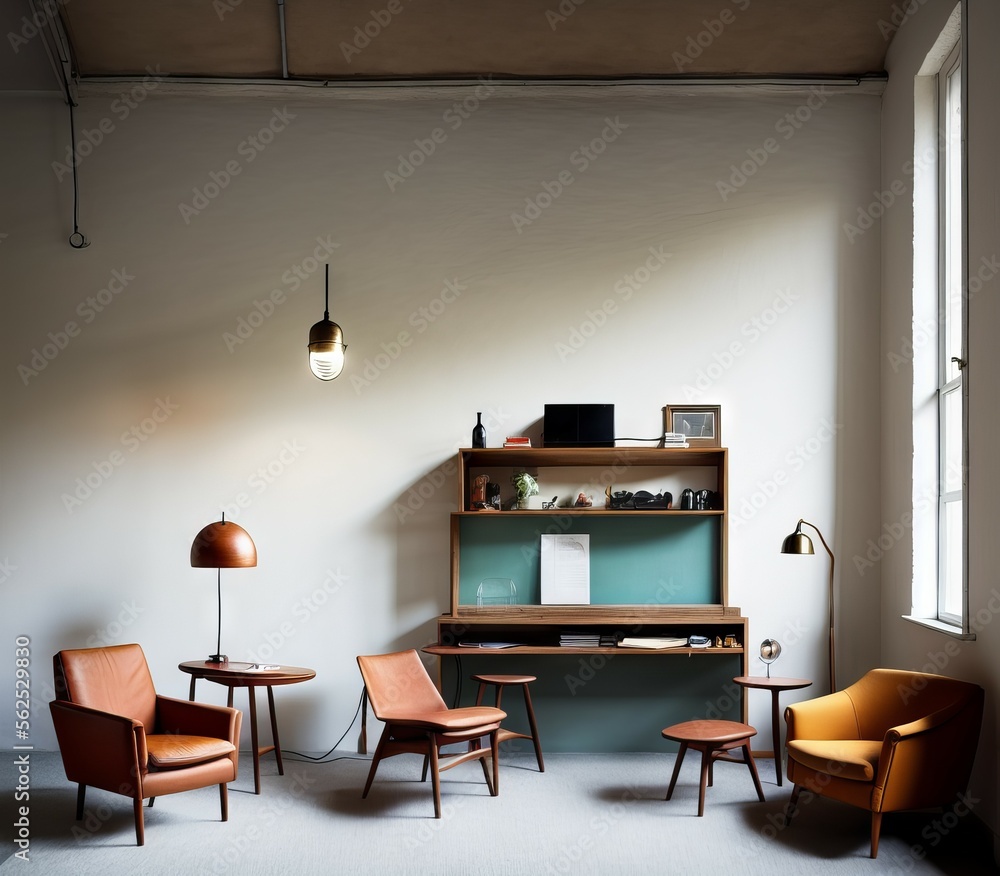 Fototapeta premium modern dining room with table