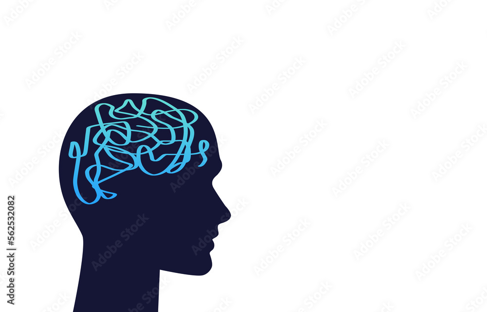 Silhouette of a mindful and creative wellbeing Silhouette of a mindful and creative wellbeing