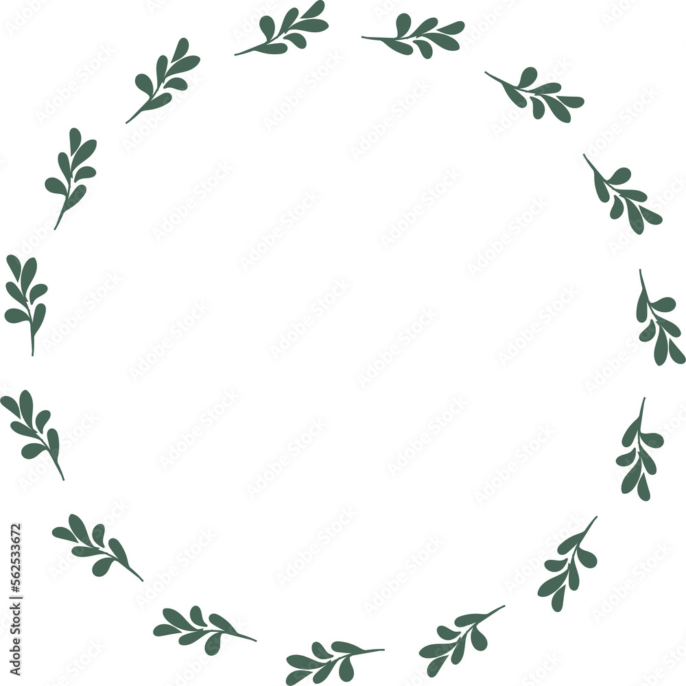 Obraz premium frame with leaves