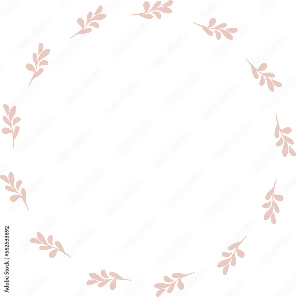 Obraz premium pink flower frame