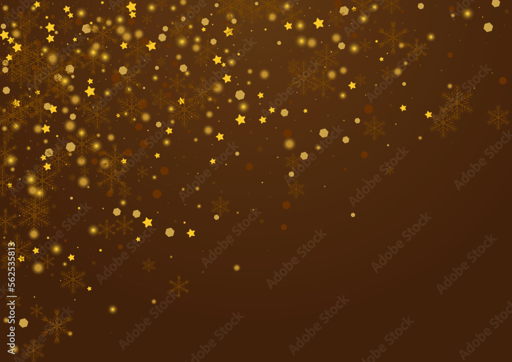 Shiny Dots Vector Brown Background. Gold Shine Shiny Dots Vector Brown Background. Gold Shine