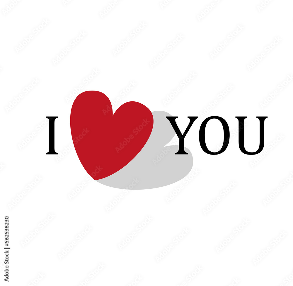 cute Valentine's Day card with hearts. Happy Valentine's Day cute Valentine's Day card with hearts. Happy Valentine's Day