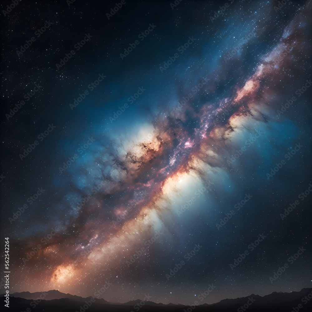 Fototapeta premium starry night sky