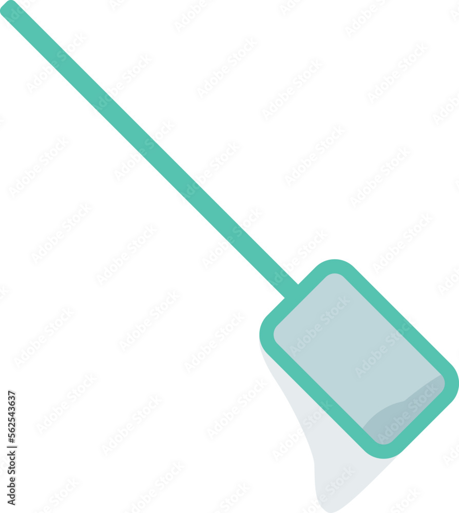 Aquarium fish tank net. Tool cartoon icon Aquarium fish tank net. Tool cartoon icon