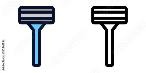 Razor. Color and Line Icons
