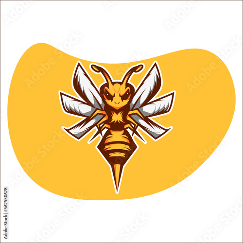vector premium l bee logo design vector simple mascot logo.