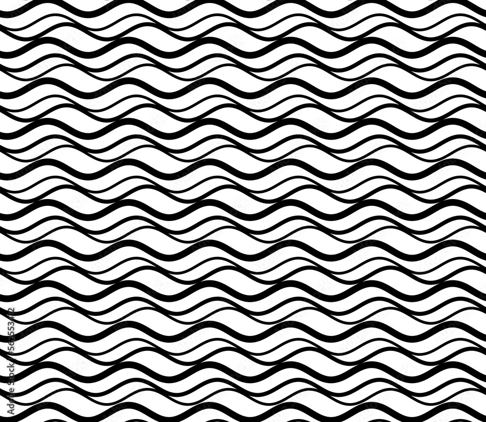 Wave monochrome pattern abstract background. Stripes wave pattern white and black for design. Wave monochrome pattern abstract background. Stripes wave pattern white and black for design.