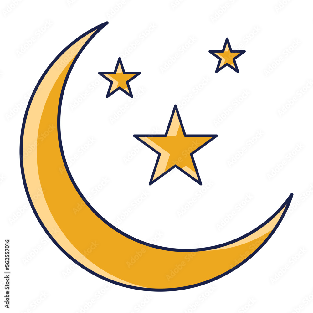 Moon Star Islamic Ramadan Illustration Moon Star Islamic Ramadan Illustration