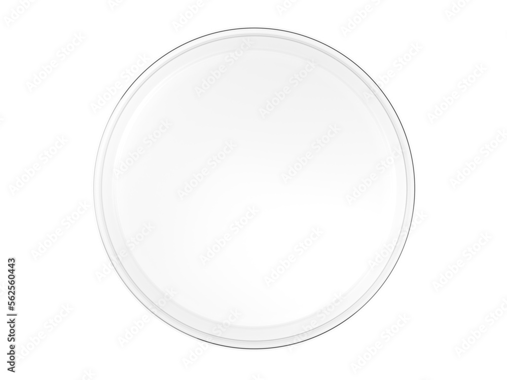Petri dish isolated on white background. Empty. Top view. 3d illustration. Petri dish isolated on white background. Empty. Top view. 3d illustration.