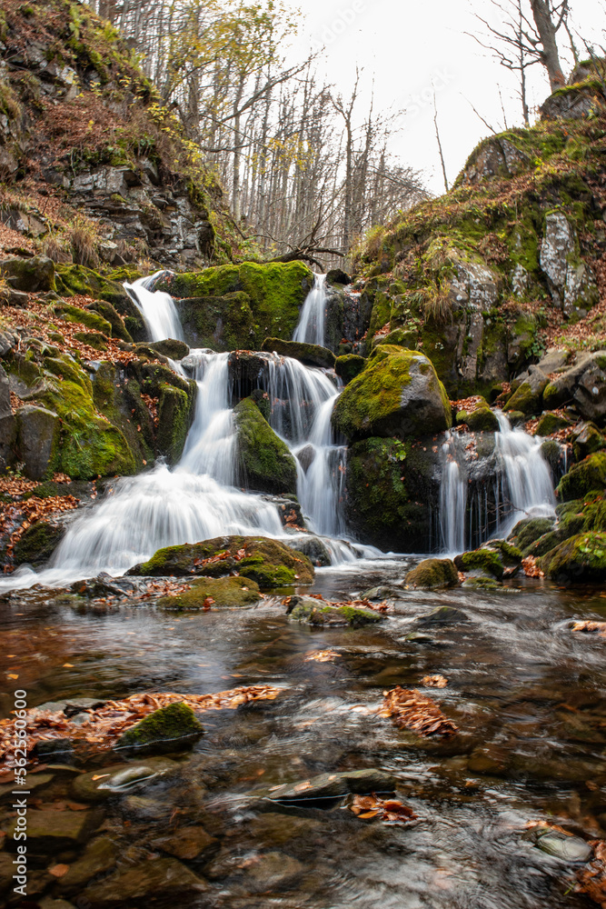 Fototapeta premium Cascate del Dardagna, Lizzano in belvedere, città metropolitana di Bologna, Emilia Romagna