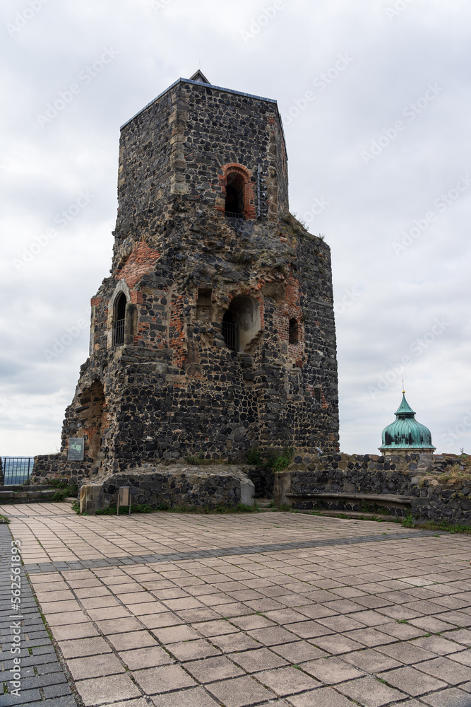 Burg Stolpen, Saxony, Germany. Medieval fortress on a basalt mountain.