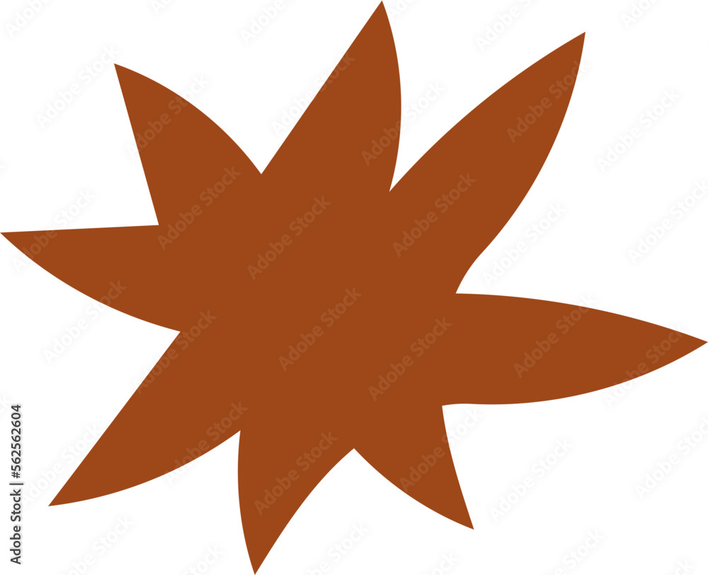 Abstract contemporary leaf illustration Abstract contemporary leaf illustration