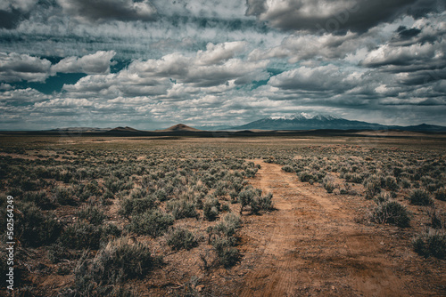 This is a photo of the San Luis Valley in Colorado. 
