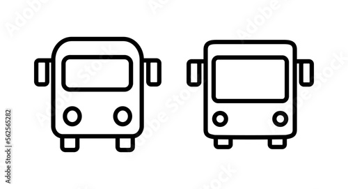 Bus icon vector illustration. bus sign and symbol. transport symbol © OLIVEIA