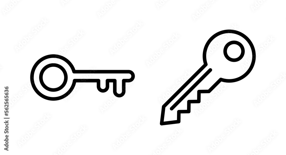 Key icon vector illustration. Key sign and symbol. Key icon vector illustration. Key sign and symbol.