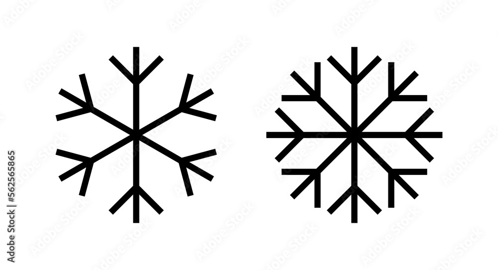 Snow icon vector illustration. snowflake sign and symbol Snow icon vector illustration. snowflake sign and symbol