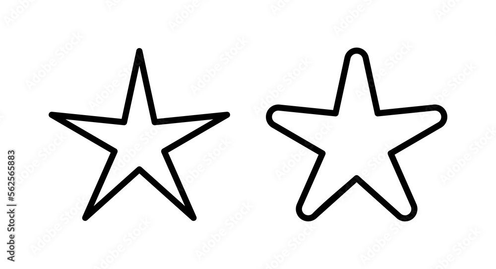 Star Icon vector illustration. rating sign and symbol. favourite star icon Star Icon vector illustration. rating sign and symbol. favourite star icon