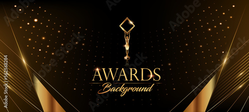 Fotografering Golden Awards Background