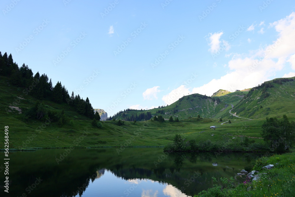 Lac de Joux Plane is a lake in the department of Haute-Savoie