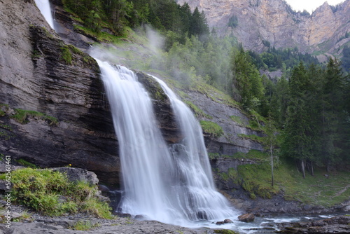 The Rouget waterfall is a waterfall of the Giffre Valley in the town of Sixt-Fer-  -Cheval.