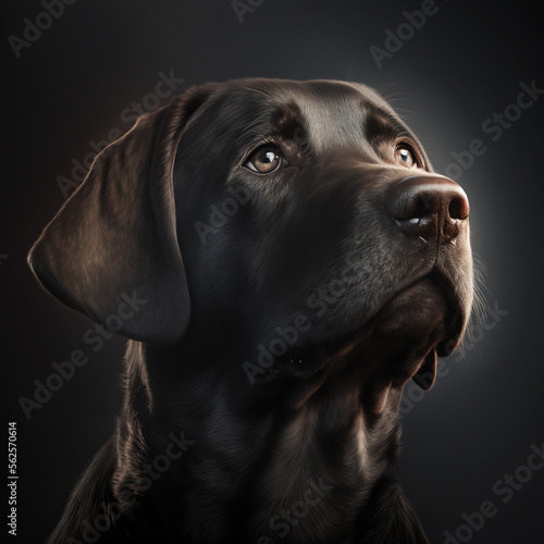 portrait of a dog Labrador retriever © Yaoso