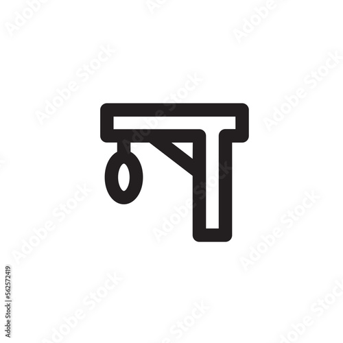 Gallows Outline Icon
