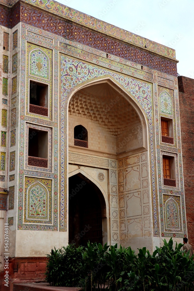 One of the main entrances to Lahore Fort, named as 'Hathi Darwaza' (Elephant Gate), travel