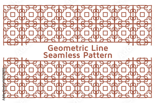 Background Texture in Geometric Line Ornamental Style