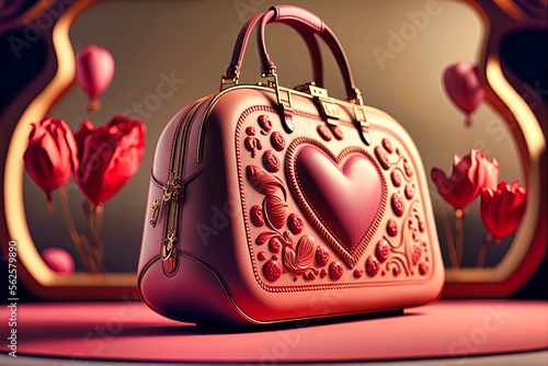 Valentine's Day, theme_handbag, generative AI
