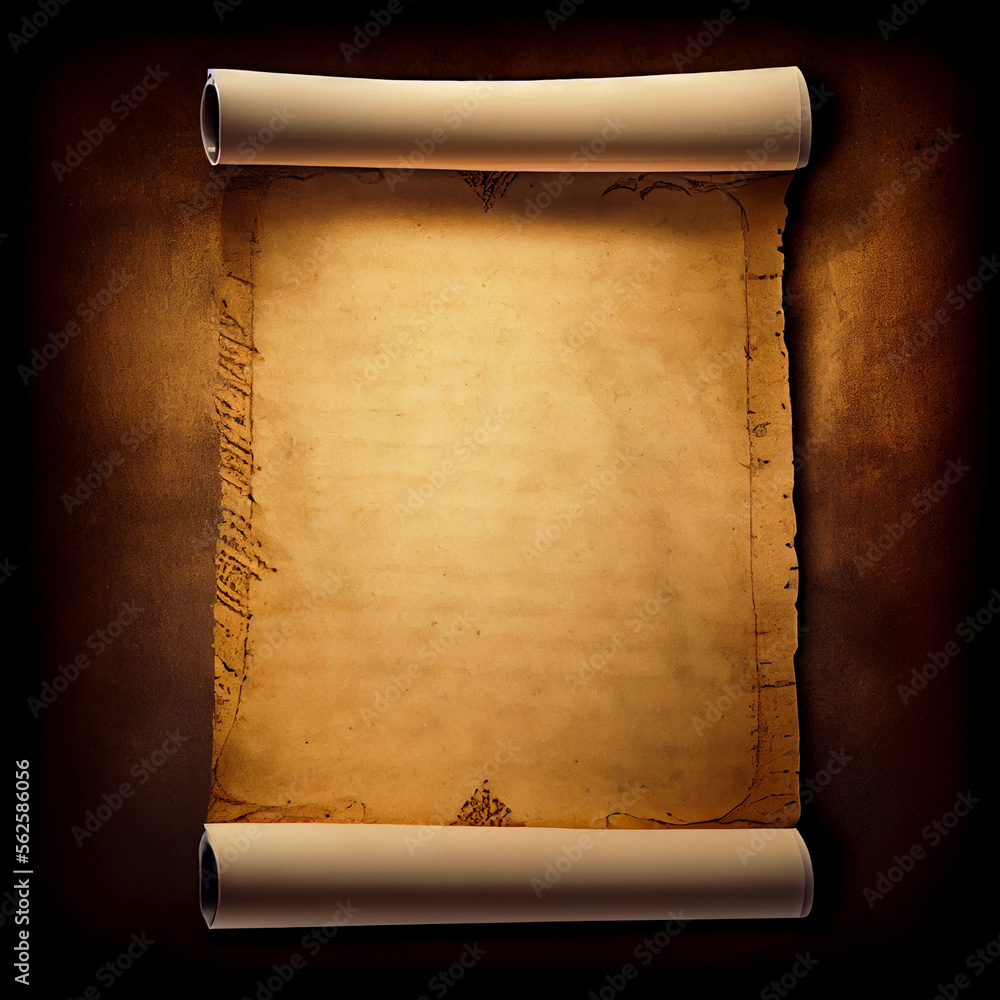 old paper scroll template