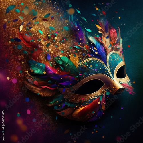 carnival mask colorful