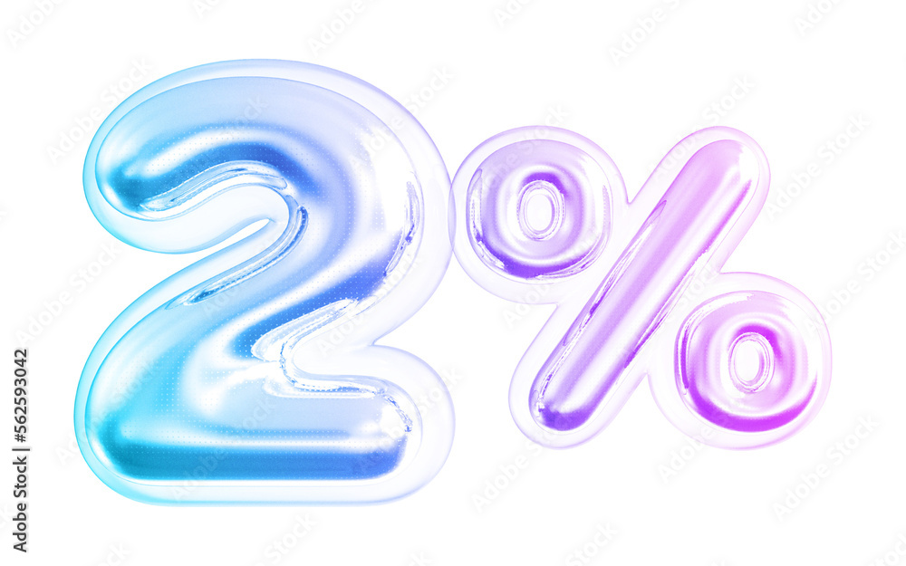 2 Percent Number Sale Gradient With Generative AI 2 Percent Number Sale Gradient With Generative AI