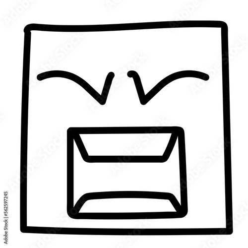 Expression Square Emoji Character