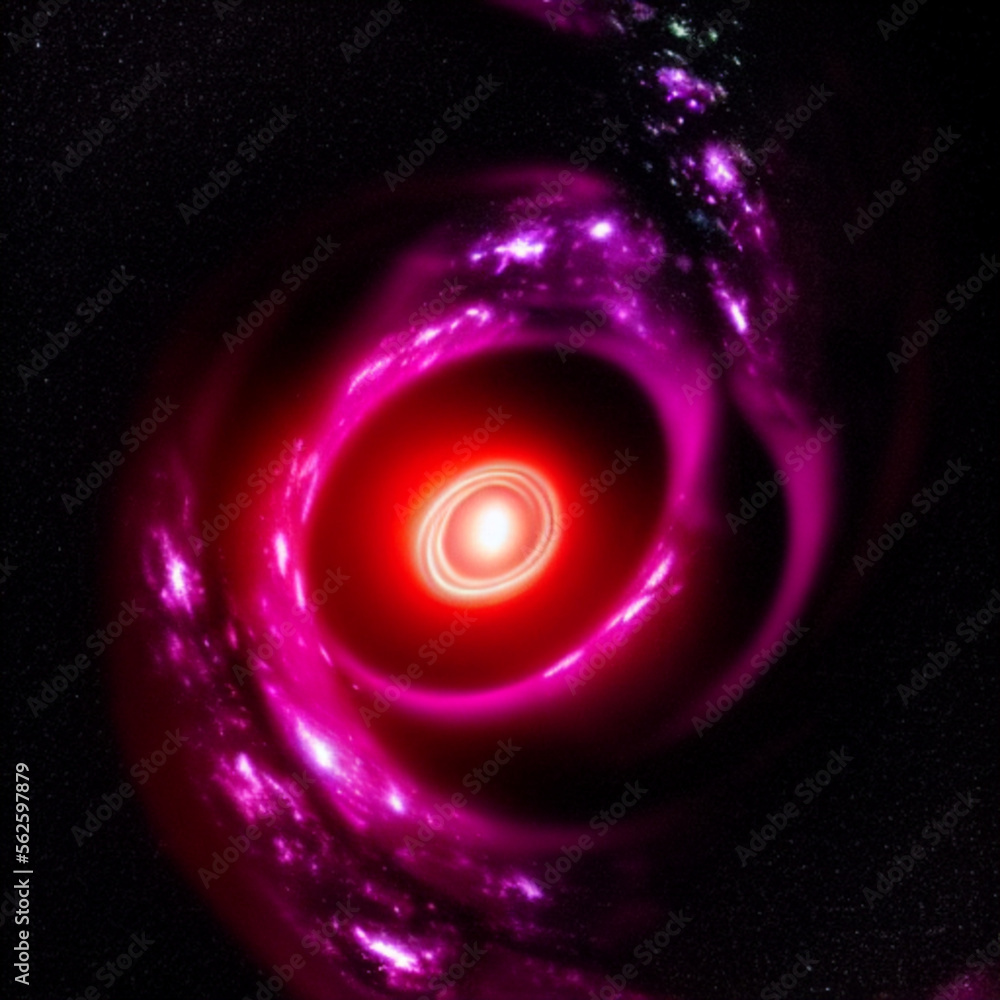 Obraz premium Espiral black Hole 