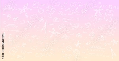 Light gradient background with trace  theme print vector illustration.