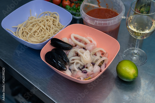 Raw ingredients for cooking...