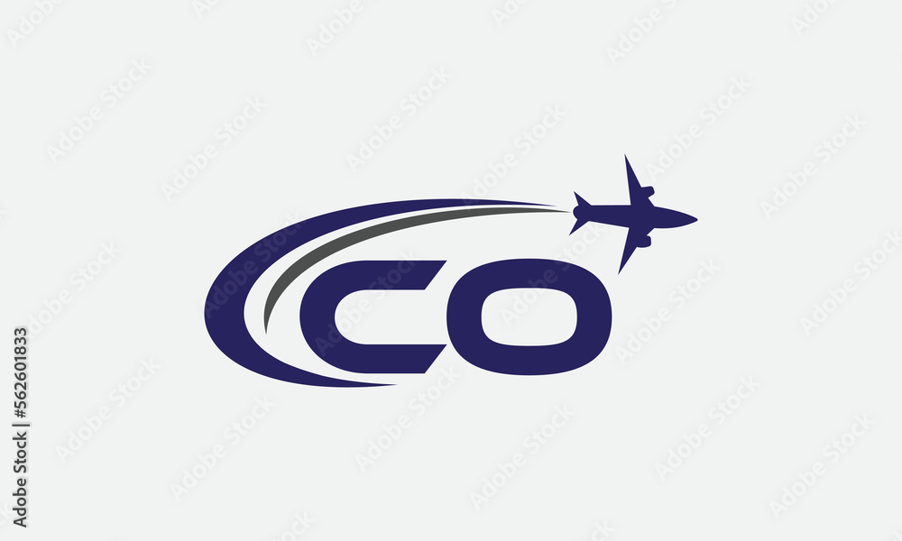 Tour and travel logo design, Airline agency symbol and aviation company monogram vector Tour and travel logo design, Airline agency symbol and aviation company monogram vector
