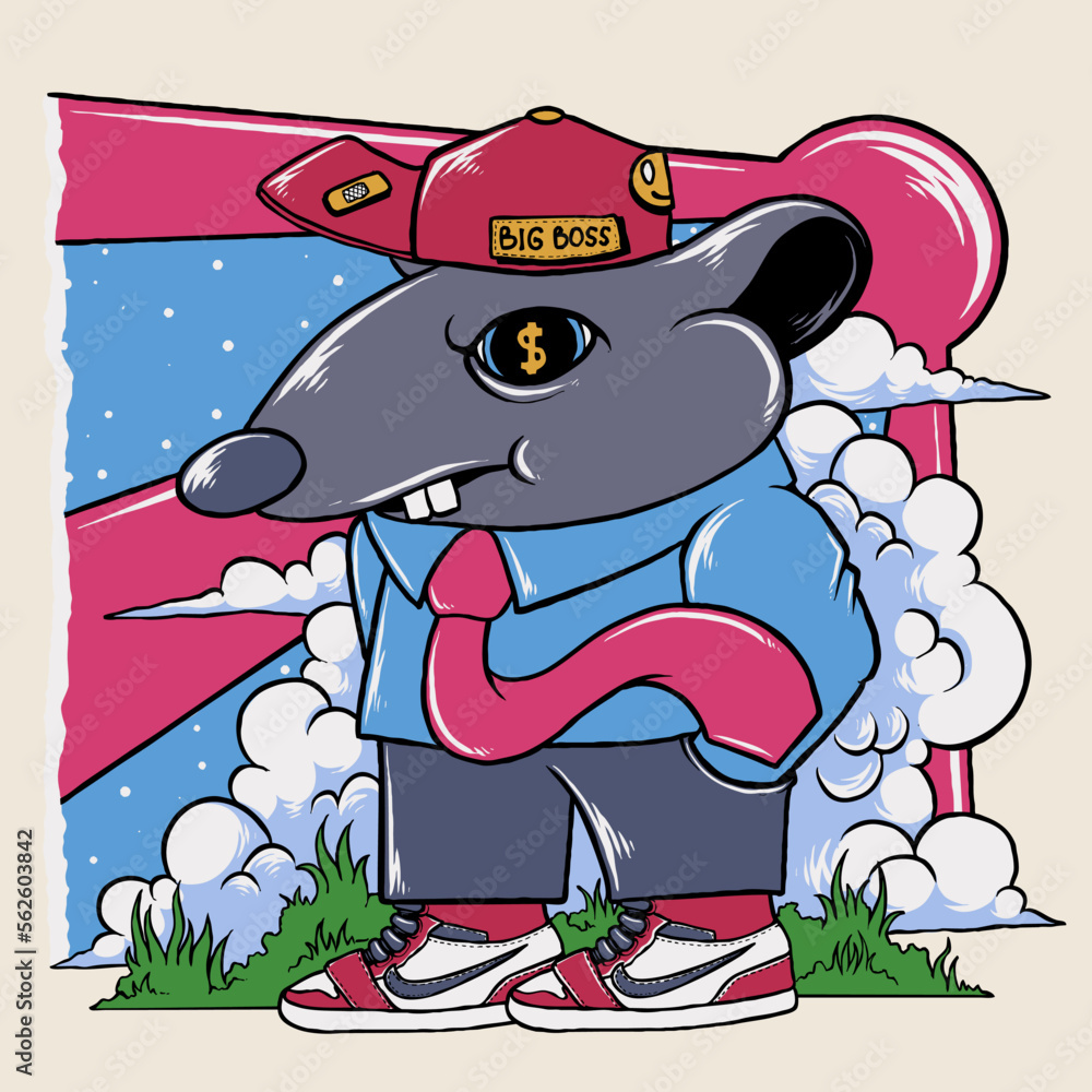 Obraz premium the rat boss