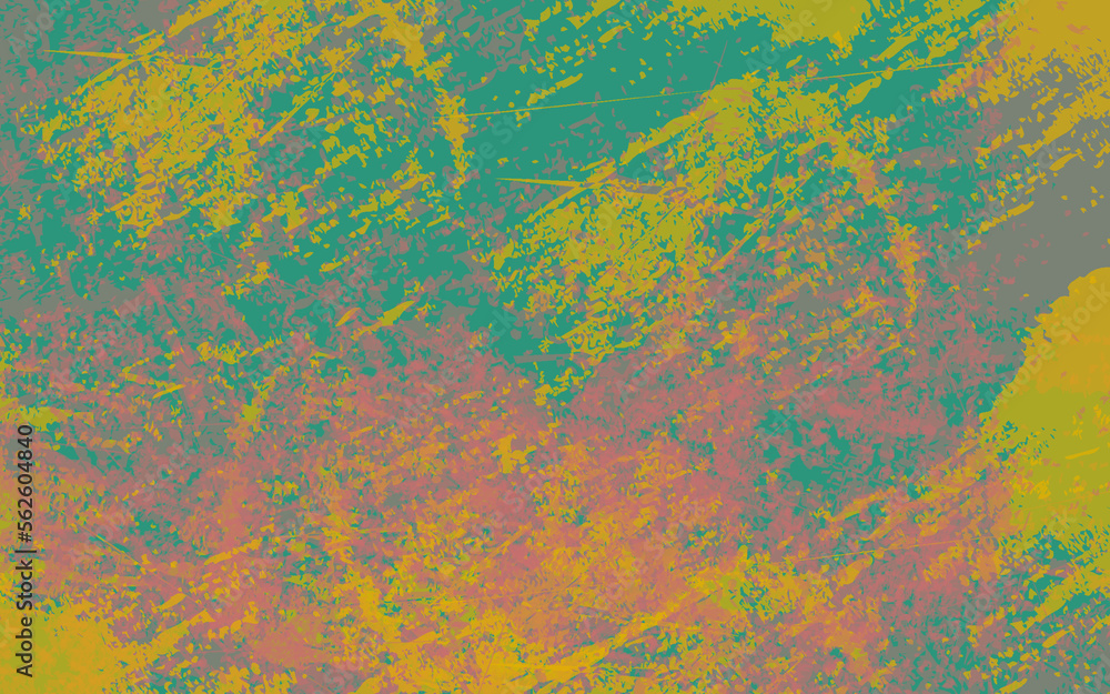Abstract grunge painting multicolor background