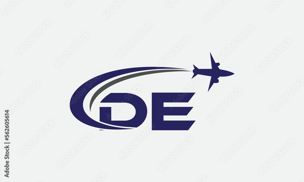 Tour and travel logo design, Airline agency symbol and aviation company monogram vector Tour and travel logo design, Airline agency symbol and aviation company monogram vector