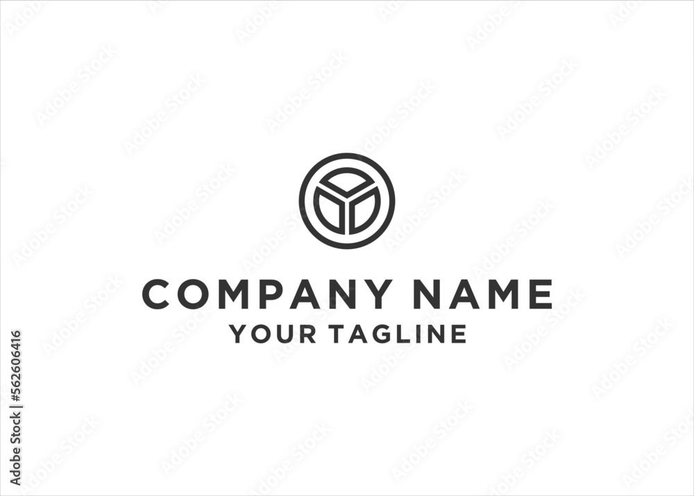 box circle zero logo design vector template box circle zero logo design vector template