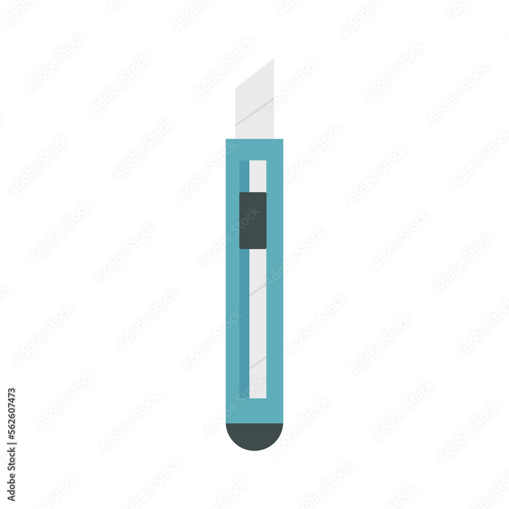 Stationery knife icon isolated on white background. Vector illustration Stationery knife icon isolated on white background. Vector illustration