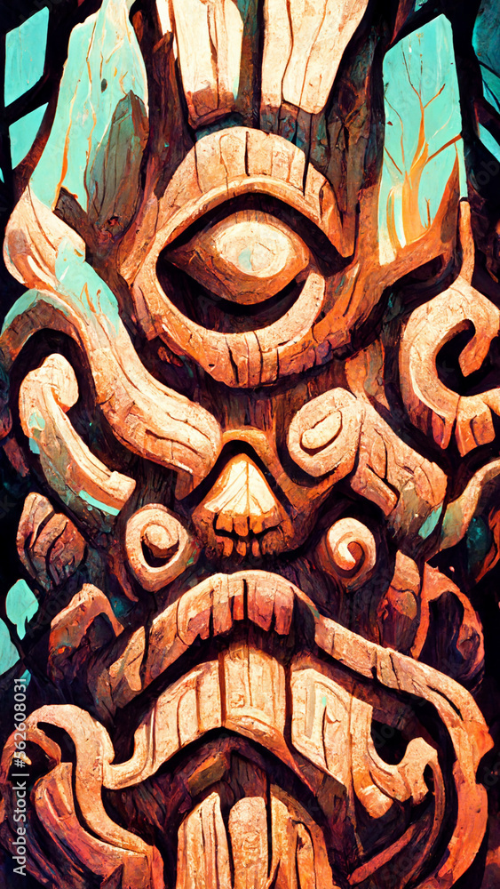 forest Mayan style ancient culture Generative AI Content by Midjourney forest Mayan style ancient culture Generative AI Content by Midjourney