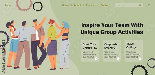 Inspire your team with unique activities website