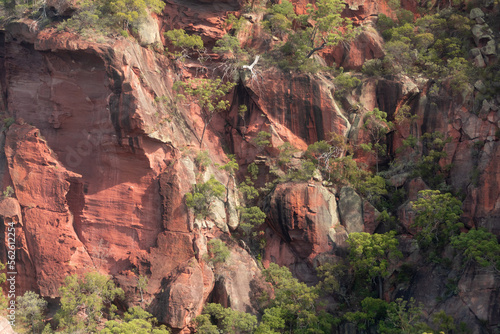 View of an escarpment on Ngarrabullgan (Mt Mulligan) in Far North Queensland.