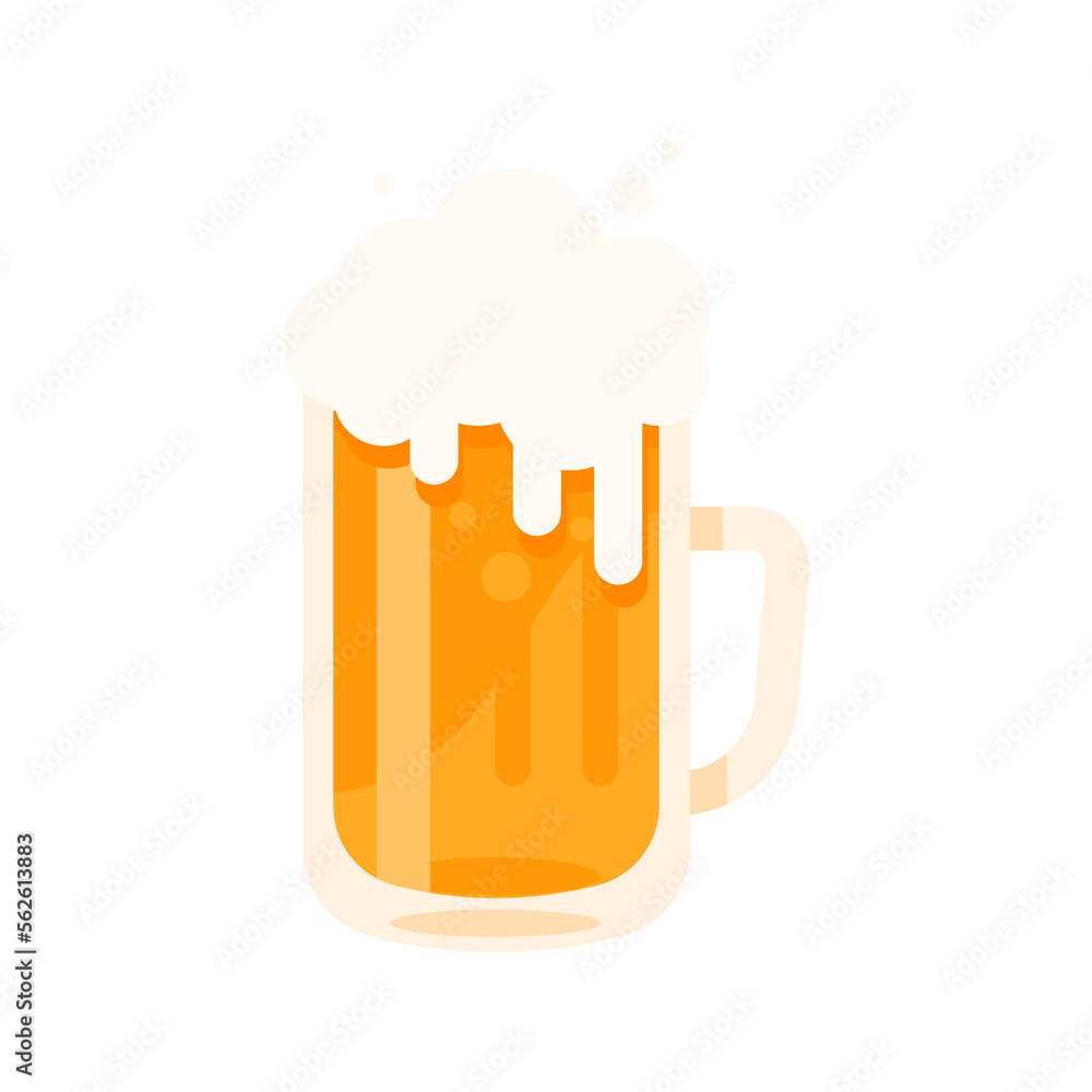 Beer glasses for drinking to celebrate St. Patrick's Day. Beer glasses for drinking to celebrate St. Patrick's Day.