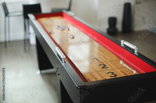 Shuffleboard american games sport recreation  photo