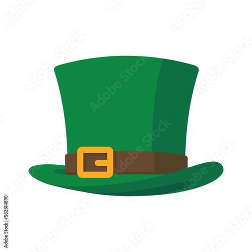Leprechaun green top hat St. Patrick's Day celebration decorations.